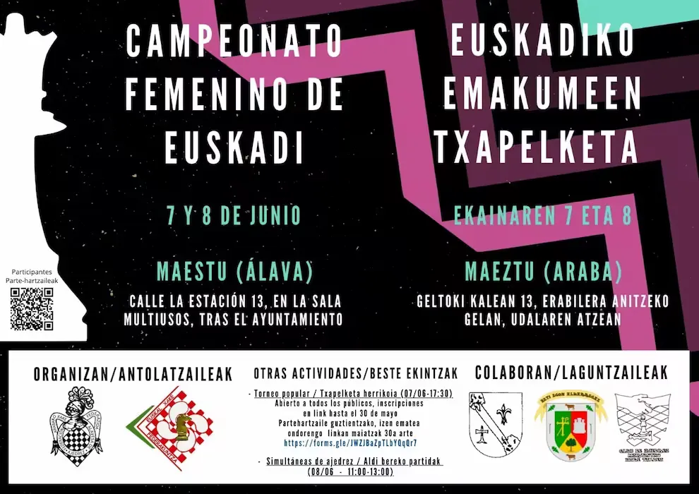 Cartel de Campeonato de Euskadi Femenino 2025