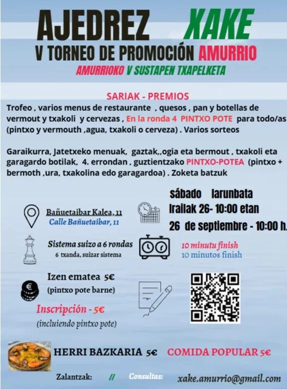 Cartel de V Torneo de Promoción Amurrio 2026