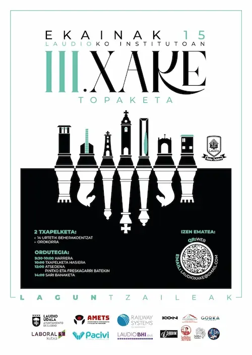 Cartel de III Xake topaketa 2024